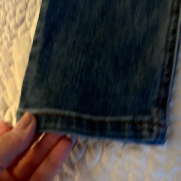 Motherhood Maternity Indigo blue distressed maternity jeans - Picture 4 of 16